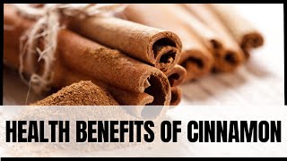 Health benefits of cinnamon [upl. by Ynnos572]