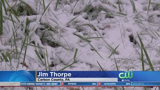 Poconos Gets First Taste Of Winter [upl. by Fillender961]