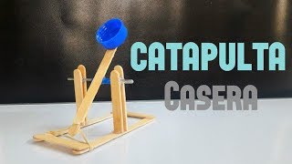 Cómo Hacer Una Catapulta Casera [upl. by Nohtanoj]