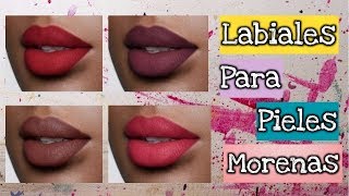 Colores de labiales en tendencia para pieles morenas [upl. by Quitt]