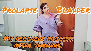 Recovery after surgeryFirst weekProlapse bladder surgeryCystocele surgeryAnterior colporrhaphy [upl. by Ehtyde]