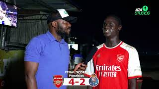 Arsenal vs Porto Post Match We are ready to face any team now Arsenal Fans Brags [upl. by Valerian]