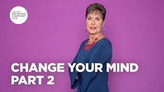 Change Your Mind  Part 2  Joyce Meyer  Enjoying Everyday Life Teaching [upl. by Jemie]