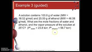 Another Raoults Law problem and applications of vapor press [upl. by Friede458]