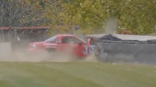 SCCA National SMX 2024  Road America Race  Pintaric Big Crash [upl. by Cooperstein]