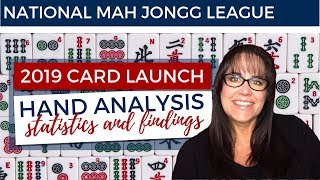 National Mah Jongg League 2019 Card Launch Hand Analysis [upl. by Whyte]