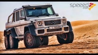 Mercedes G63 AMG 6X6 تجربة مرسيدس جي63 ايه ام جي [upl. by Mroz30]