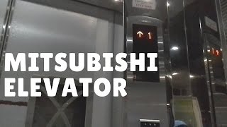 Al Iman Mosque  Mitsubishi Traction Elevator [upl. by Clarabelle]