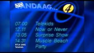 RTL4 Startup  Telekids 1995 [upl. by Lhok395]