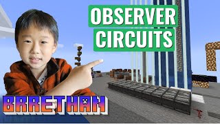 Build Simple Observer Circuits w Note Blocks Pistons and Beacons in Minecraft 1171 [upl. by Sarita565]