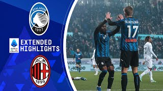 Atalanta vs AC Milan  Extended Highlights  Serie A  CBS Sports Golazo [upl. by Yllom]