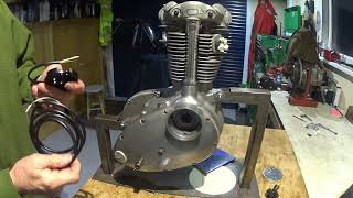 Triumph Tiger Cub Fitting Electronic Ignition amp Timing [upl. by Asseram]