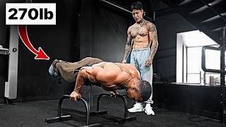 Body Builder VS Calisthenics  90 Degree Pushup Ft Larry Wheels [upl. by Anelleh]