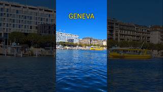 Sunny Day in Geneva SWITZERLAND shorts switzerland geneva [upl. by Sihon]