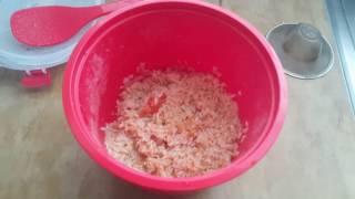 Sistema rice steamer white rice and tomato attempt [upl. by Ardna]