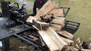 All Wood Log Splitters Bloodwood Series  Worlds fastest 42 ton log splitter [upl. by Prowel76]