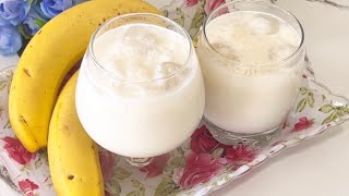 Refreshing Iftar Drinks Healthy Banana Drinks Banana Lassi Recipe [upl. by Singhal]