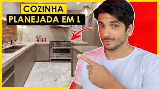 COZINHA PLANEJADA EM L [upl. by Ecinrahs99]