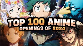 Top 100 Anime Openings of 2024 Party Rank [upl. by Corissa446]