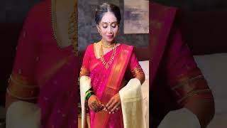 Kalajali Kadiyal Paithani saree paithanilove fashion paithani [upl. by Knowling]