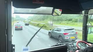 Coach Driving POV Plymouth Manadon to Lee Mill [upl. by Acisseg444]