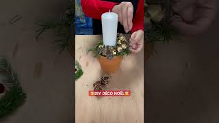 Décoration de Noël DIY  Bougeoir Fleuri et ÉcoChic pour les Fêtes christmas artfloral diy [upl. by Lim]