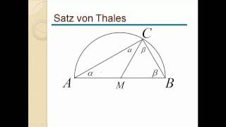 Satz von Thales [upl. by Palumbo707]