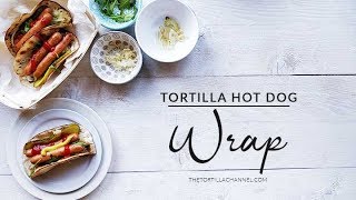 Tortilla hot dog wraps recipe [upl. by Keemahs]