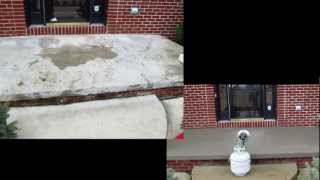 How To Resurface Concrete Concrete Pitt Repair Salt Damage Concrete Resurfacing [upl. by Margalo336]