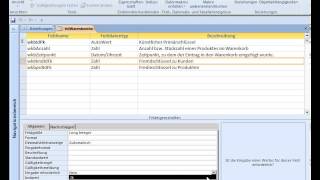 DB05UE05 Datenbanken mit MS Access LE05 Relationales Modell 2 Teil05 Produkt Warenkorb Kunde [upl. by Nylrem]