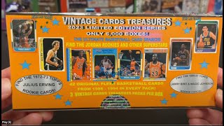 🙉 MICHAEL JORDAN ROOKIE HUNT 👀 Vintage Cards Treasures NBA Basketball MYSTERY BOX [upl. by Eada]