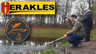 Doppeldrill im Angelparadies Zwillbrock  HERAKLES Trout Area Germany [upl. by Hilel206]