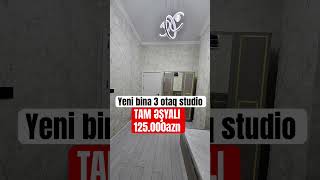 Əhmədli Neapol kruguna yaxın Telnov küçəsi 3 otaq studio 172 əşyalı 125000☎️0552692929 Miri [upl. by Blount]