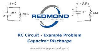 RC Circuit  Capacitor Discharging [upl. by Hannan]