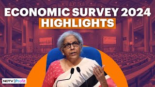 Economic Survey 2024 Details Indian Economy On Strong Wicket Stable Footing [upl. by Gardia392]