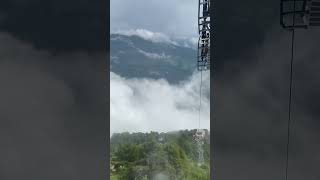 quotSurkanda Devi Ropeway A Thrilling Ride in the Clouds  Dhanaultiquotfoggyroads himalayanadventure [upl. by Aliam86]