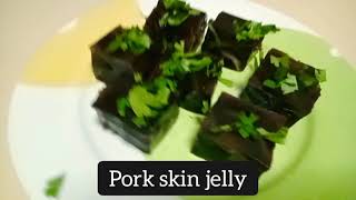 Jelly Pork skin  Pork Jelly  Cusina Ni Marith atbp [upl. by Kcirtapnaes]