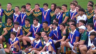 International Tour Match  Australian Schoolboys v France U19s  Match Highlights [upl. by Meave]