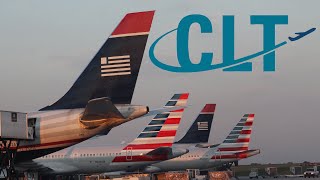 Charlotte Airport Spotting  Ep1 Retros [upl. by Sirtaeb10]