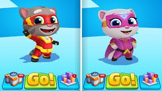 Talking Tom Hero Dash  Gameplay Speed Battle  Tom Vs all Bosses Gameplay  iOS  Android [upl. by Yenobe]