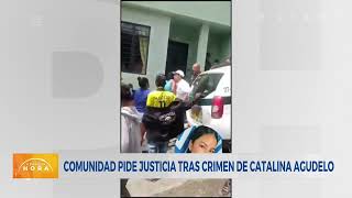 Comunidad de terrón colorado pide justicia tras feminicidio de Catalina Alúdelo [upl. by Pius]