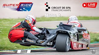 Sidecar World Championship  SpaFrancorchamps 2023  race 2  ENGLISH [upl. by Mochun2]