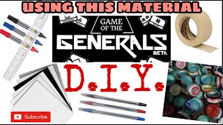 Game of the generals board game diy [upl. by Amsirp]