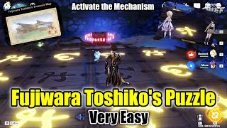 Activate the Mechanism  Fujiwara Toshiko Puzzle  Relics of seirai  Genshin impact 21 [upl. by Alroi]