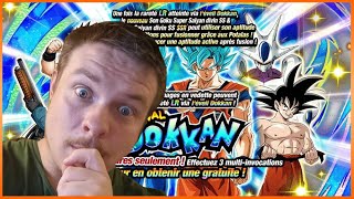 INVOCATION Célébration TELECHARGEMENT Dokkan Battle  Goku et Vegeta au Dela su super Sayen divin [upl. by Barren]