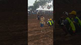 Adiknya Sheva Ardiansyah harus absen karena cedera si Ryan Ardiansyah motocross grasstrack [upl. by Batty523]