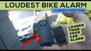 VERY LOUD Alarm for Expensive Bikes ebike alarm motorcycle alarmLouder than your Car Wsdcam113DB [upl. by Alhsa]