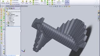 57 Treppe  Spiral Staircase  SolidWorks 20102012 Training  Curve driven pattern [upl. by Waltner]