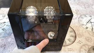 Triple Tree Watch Winder for 2 Automatic Watches  Good Christmas Gift [upl. by Edgell]