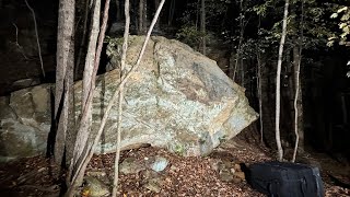 Outdoor Bouldering at night 11224 [upl. by Zinah]